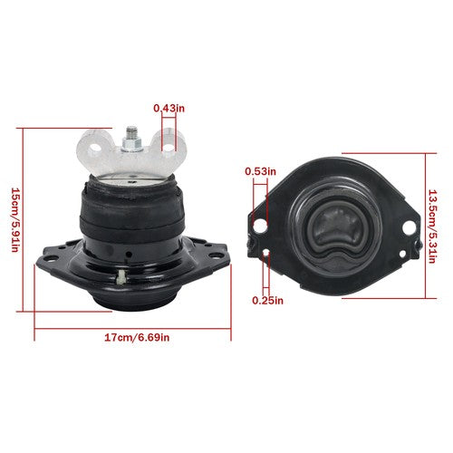 LH&RH Engine Motor Mounts 2PC For Chrysler 300 Challenger Dodge Charger 11-22