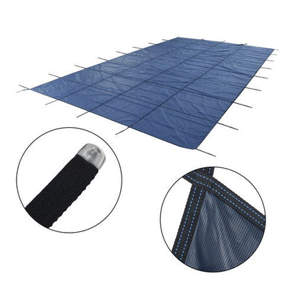 18x34 ft Pool Safety Cover Rectangular Inground Swimming Pool Cover For 16x32 ft