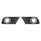 Fog Light Cover Bezel w/Chrome Ring For Honda Pilot 2012 2013 2014 2015 LH & RH