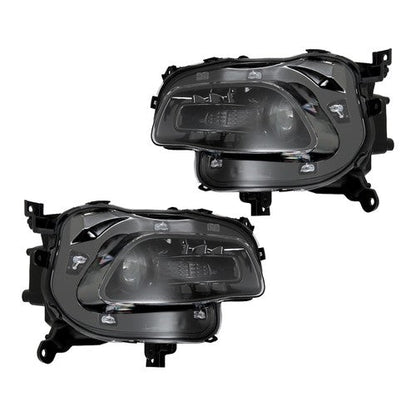 Pair For 2014-2018 Jeep Cherokee Headlight Replacement HID/Xenon Clear Lens L+R