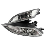 Pair Halogen Front Bumper Fog Lights Driving Lamp for Toyota Sienna 2006-2010