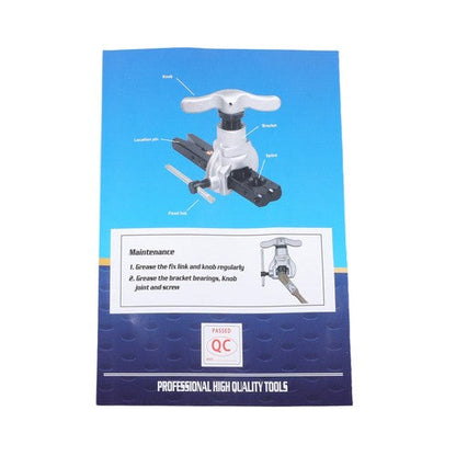 Eccentric Flaring Tools Set & 45° Tube Cutter Kit for 7 Dies Sizes 3/16"-3/4"