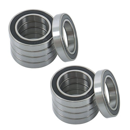 10Pcs 6907-2RS Bearings 35×55×10mm Double Rubber Seals Deep Groove Ball Bearing