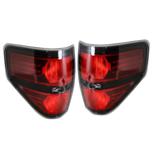 Left&Right Red Rear Tail Lights Brake Lamps For Ford F-150 Pickup Truck 2009-14