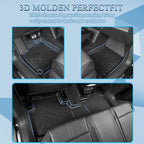 For Ford Explorer 2020-2026 7 Seats TPE Cargo Mat Floor Liners