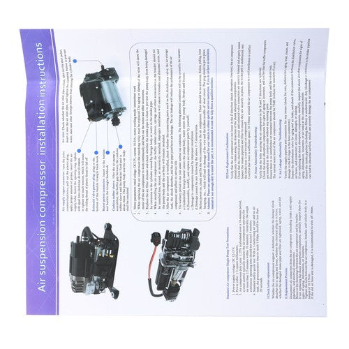 For Bentley Continental 03-12 3D0616005H NEW Air Suspension Compressor Assembly