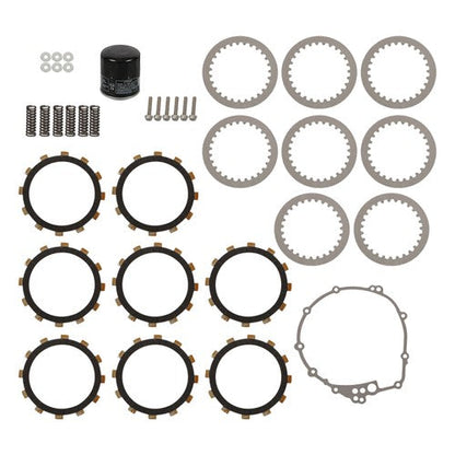 Heavy Duty Clutch Friction Plates Kit w/Gasket For Yamaha YZF-R6/S FZ6