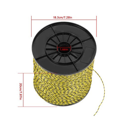 6 Stainless Steel Strands 3500 Feet 1067 Meters 1/8 inch Electric Fence Wire