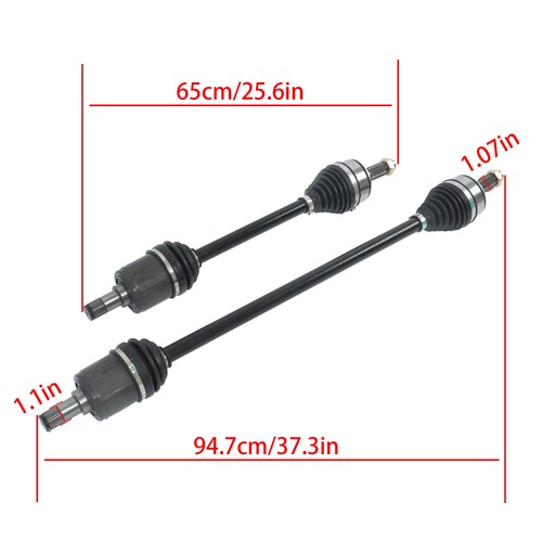 66-4218 Front LH & RH CV Axle Assembly For Honda Accord L4 2.4L 2003-2007 Auto