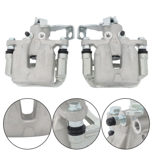 Rear Brake Calipers w/ Bracket L＋R 19B6788 583112VA30 For Hyundai Veloster 12-17