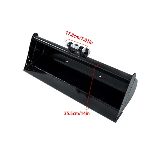 Fits For Mini Excavator 1ton-1.5ton With Pins 1000mm Plain Bucket Attachment