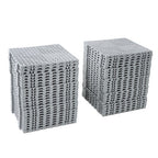 50PCS 12 x 12in Interlocking Drainage Floor Tiles Modular Interlocking Tile Gray