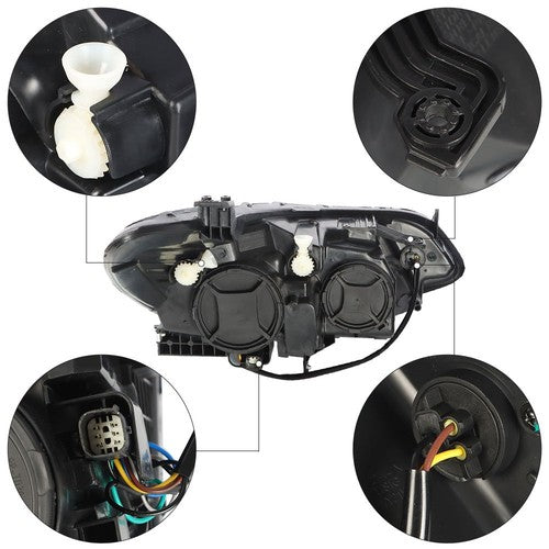 Headlight Replacement Fit For Chevrolet Cruze 2016-2019 Sedan LH+RH Side Halogen