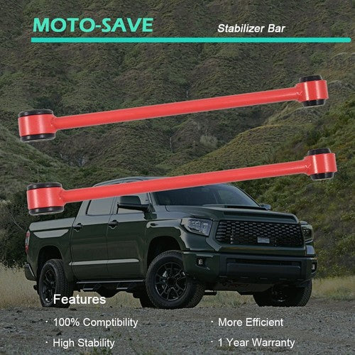 New Red Rear Suspension Sway Bar Kit For Toyota Tundrar 07-20 4.6L5.7L Series