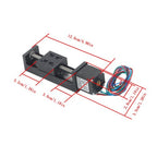 50mm T-type ball screw slide module, T6x1 linear actuator NEMA 11-step motor