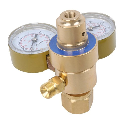 Oxygen Gas Regulator Welding Cutting Torch Pressure Gauge Fits Victor Brass NEW