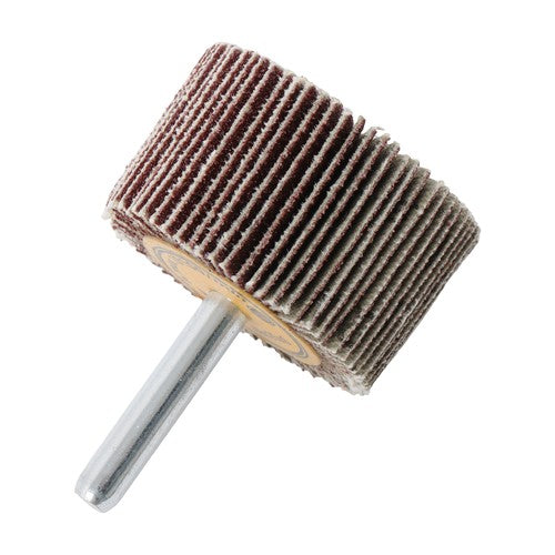 5 Pack 1-1/2" x 1" x 1/4" Aluminum Oxide Shank Mounted Flap Wheels 120 Grit
