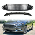Suitable For Ford Fusion 2017-2018 Replacement Front Bumper Grille 2-Piece Set