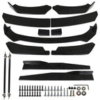 Front & Rear Bumper Lip Splitter Spoiler + Side Skirt Body Kits For Subaru WRX