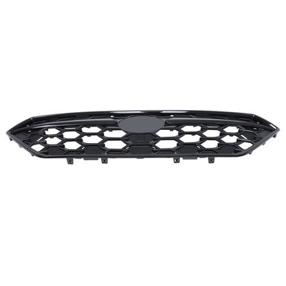 Gloss Black Plastic Honeycomb Front Bumper Upper Grille For Subaru WRX 2022-2024