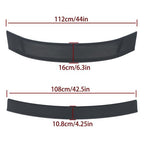For Honda Civic Sedan 2006-2011 Rear Trunk Spoiler Wing Assembly Matte Black
