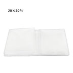 6Mil Clear Polyethylene Film Greenhouse Plastic Sheeting 20 x 20 ft