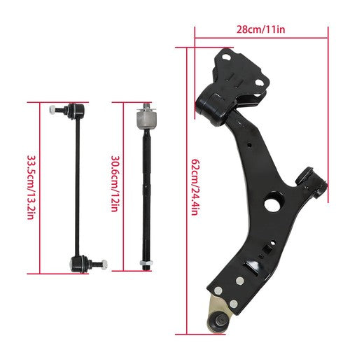 For Ford Escape All Models 2014 - 2018 10pcs Front Lower Control Arms Kits New