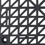 55PCS 12x12" Interlocking Drainage Floor Tiles Modular Interlocking Tile Black