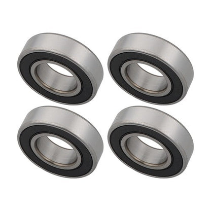 1641-2RS Ball Bearing 1" x 2" x 9/16 Rubber Sealed (Qty 4)