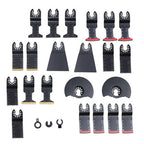 25PCS Oscillating Tool Professional Bi-Metal Multitool Blades Kits for Wood Nail
