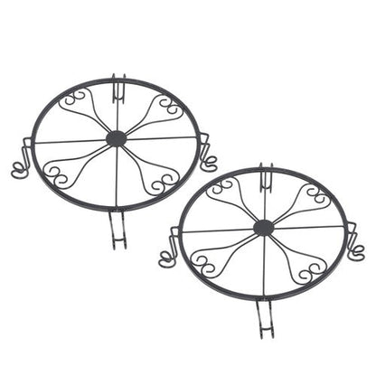 2 Pack Plant Stand For Flower Pot Heavy Duty Flower Pot Round Supports Rack