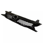 Front Bumper Gloss Black Grille Mesh Grill For 2009 2010 2011 Honda Civic Sedan