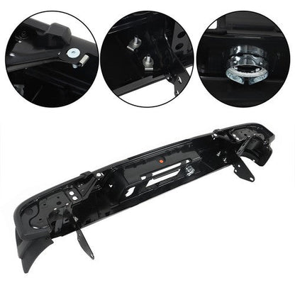 Rear Step Bumper Black For 2015-2022 Chevy Colorado Canyon W/o Sensor Holes