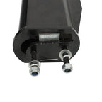 Black Straight Spring Loaded Mud Flap Hanger 2.5" Bolt Spacing,30" Length