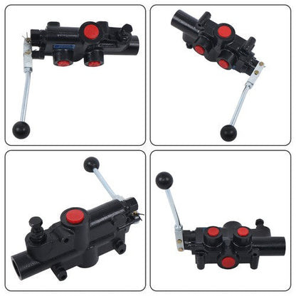 New High Speed 1 Spool 21 GPM Hydraulic Log Splitter Control Valve with detent
