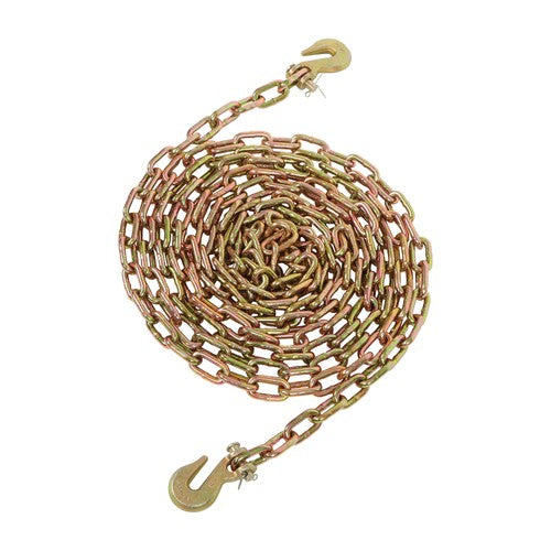 With Clevis Hooks Transportation Bundle Chain Steel Gold 3150lbs G70 1/4in×20ft