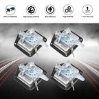 4pcs Trailer Latch T-handle Lock Camper RV Truck Toolbox Trailer With Key