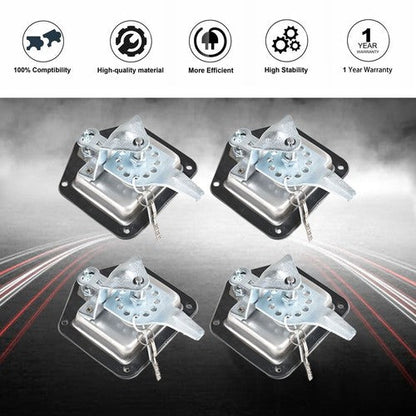 4pcs Trailer Latch T-handle Lock Camper RV Truck Toolbox Trailer With Key