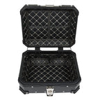 22L Black Motorcycle Luggage Waterproof Tail Box Scooter Trunk Storage Top Case