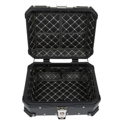 22L Black Motorcycle Luggage Waterproof Tail Box Scooter Trunk Storage Top Case