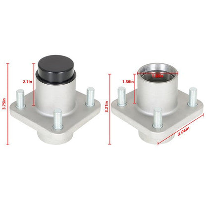 For EZGO TXT / Medalist G/E 1976-2001.5 Front Hub Assembly Wheel Hubs Golf Cart