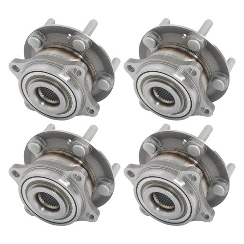 4PCS For Hyundai Santa Fe 2007-14 Sorento 11-15 AWD Front Rear Wheel Hub Bearing