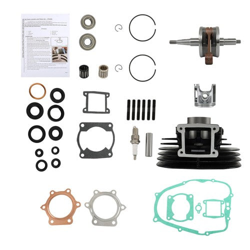 Piston Cylinder Crank Motor Gasket Seal Kit For Yamaha Blaster 200 66mm 88-06
