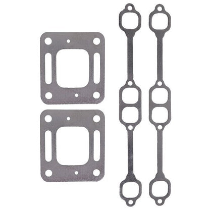 For Mercruiser 5.0 mpi 5.7 350 mag riser block v8 elbow kit Gasket Manifold