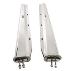 Stainless Steel 1 1/8 Bolt Tapered For Semi Truck 30"Straight Mud Flap Hanger