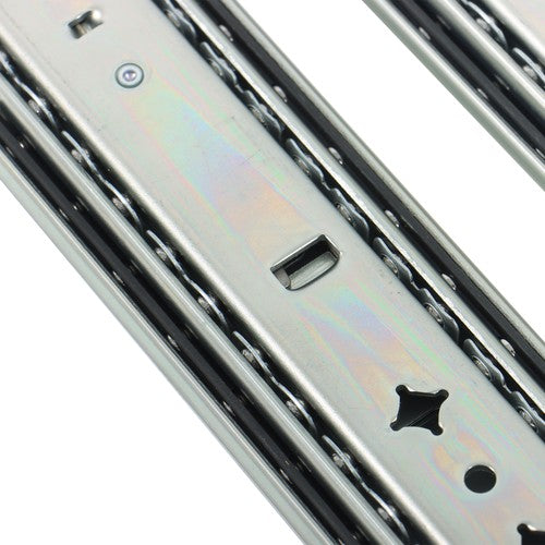 18" Locking Drawer Slides 250lb Heavy Duty Ball Bearing Full Extension With Lock