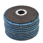 Premium Zirconia Flap Disc Sanding Grinding 100Pack 80 Grit T29 4.5''x7/8''