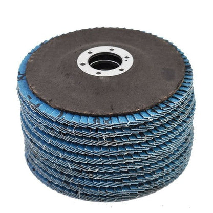 Premium Zirconia Flap Disc Sanding Grinding 100Pack 80 Grit T29 4.5''x7/8''