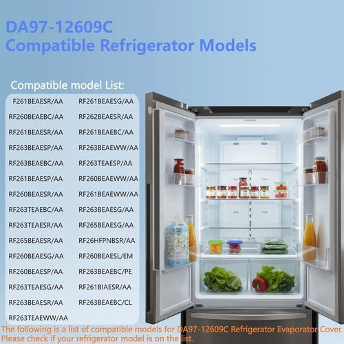 DA97-12609C Refrigerator Evaporator Fan Motor Cover For Samsung DA97-12609A