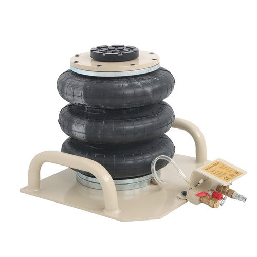 Air Jack 3 Ton/6600lbs Pneumatic Triple Bag Air Jack w/ Side Handles & Six Steel